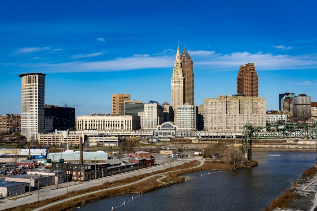 Cleveland Ohio downtown skyline