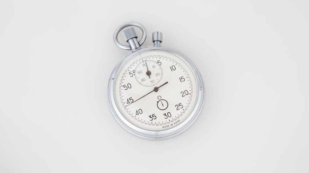 Stopwatch representing fast approval time